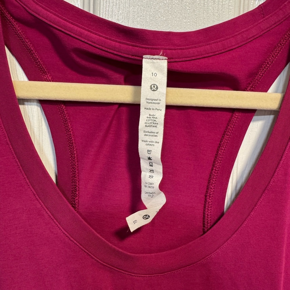 Lululemon Love Tank Top EUC Size 10 - Picture 5 of 5